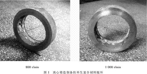 離心機轉(zhuǎn)速對再生復(fù)合材料輥環(huán)組織和性能的影響